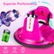 Honeyjoy 12V Bumper Car for Kids Toddlers Electric Ride On Car Vehicle with 360° Spin Blue/Pink/Red/Purple